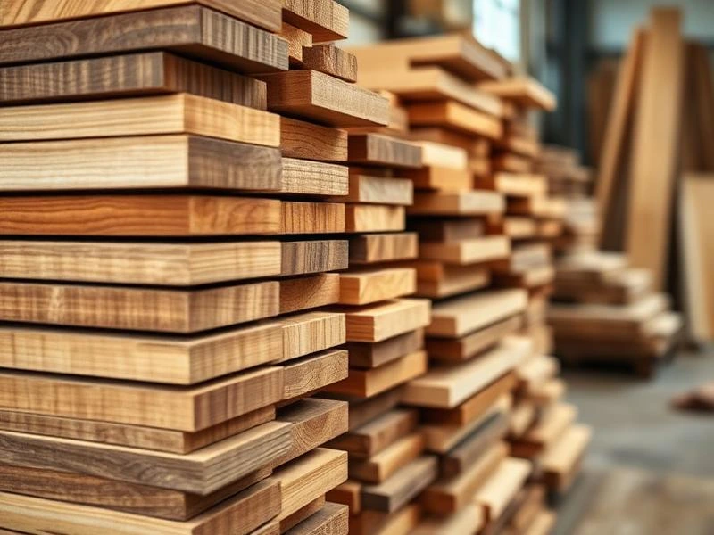Sélection d'une pièce de bois pour une création artisanale